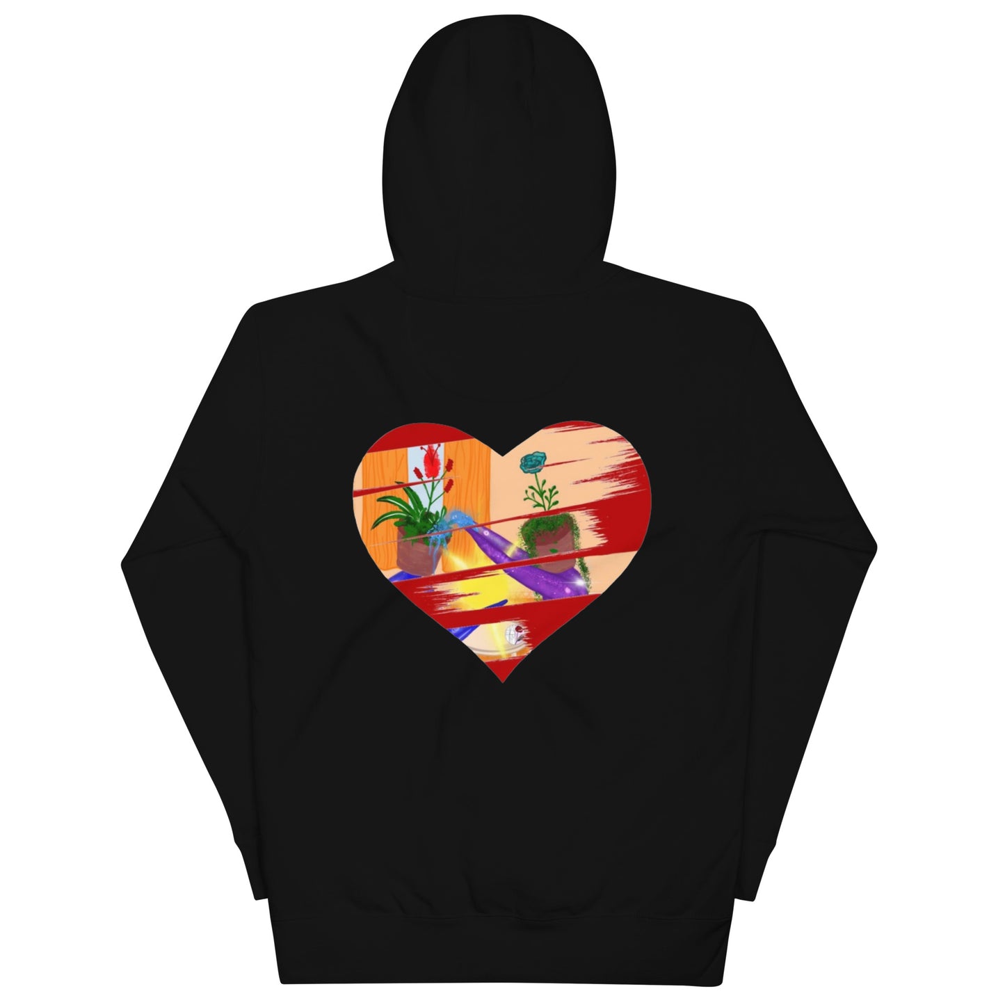 I'm a 10 and I'm Healing: Unisex Hoodie - Flower Font