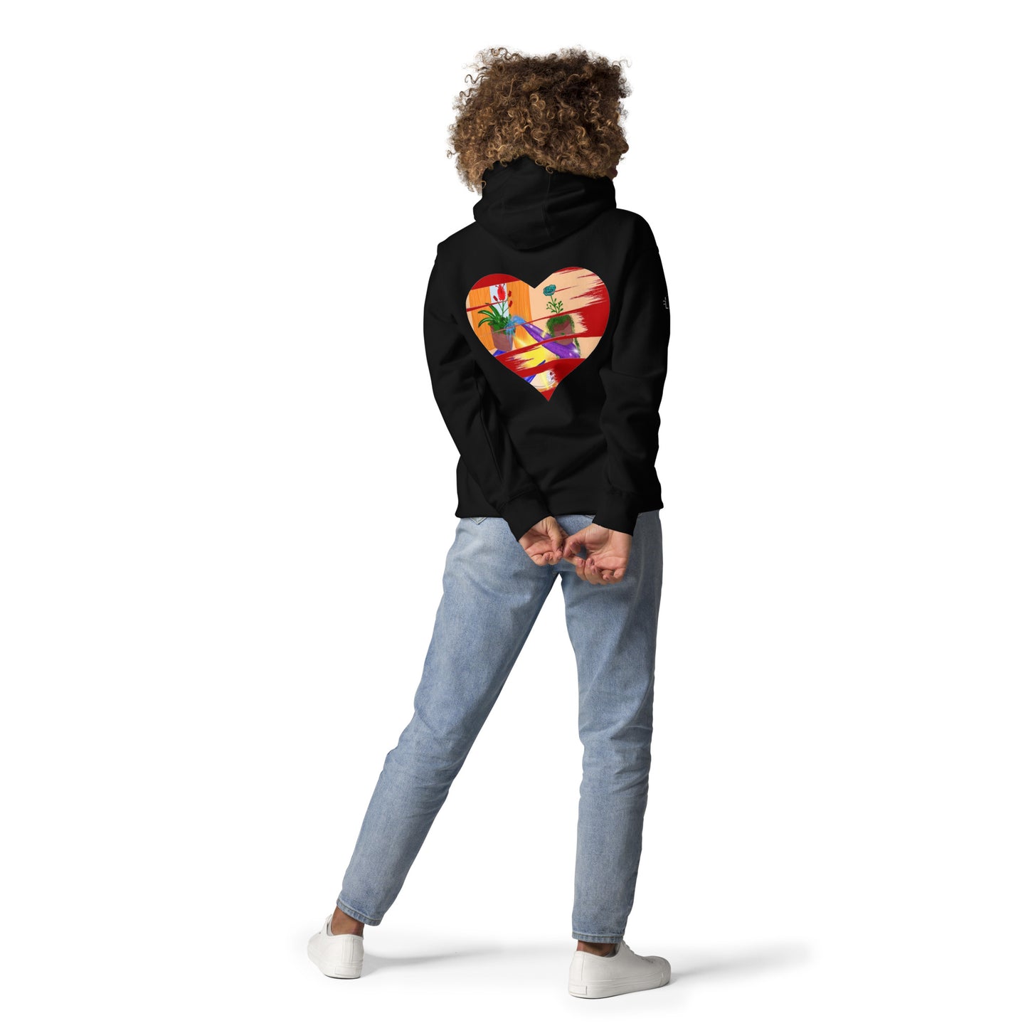 I'm a 10 and I'm Healing: Unisex Hoodie - Flower Font
