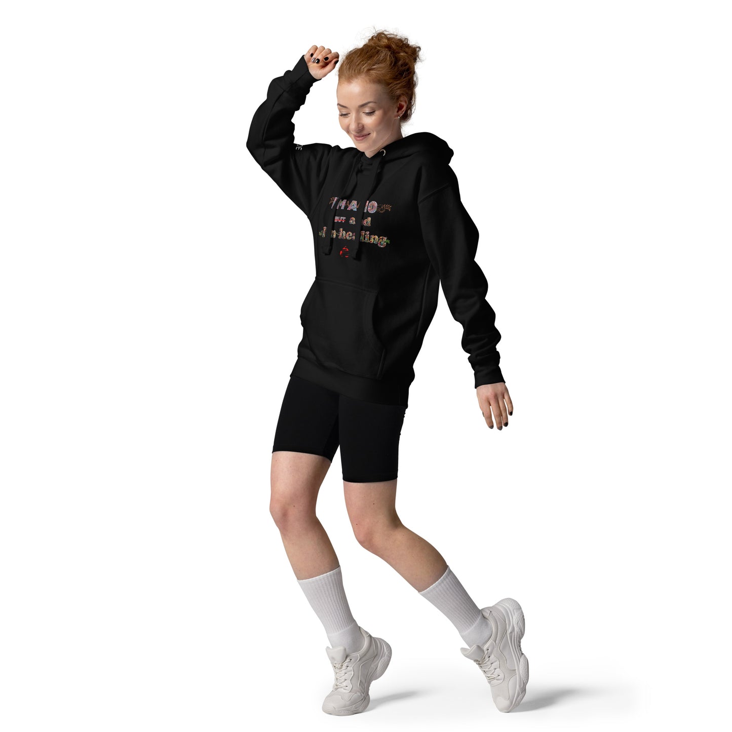 I'm a 10 and I'm Healing: Unisex Hoodie - Flower Font