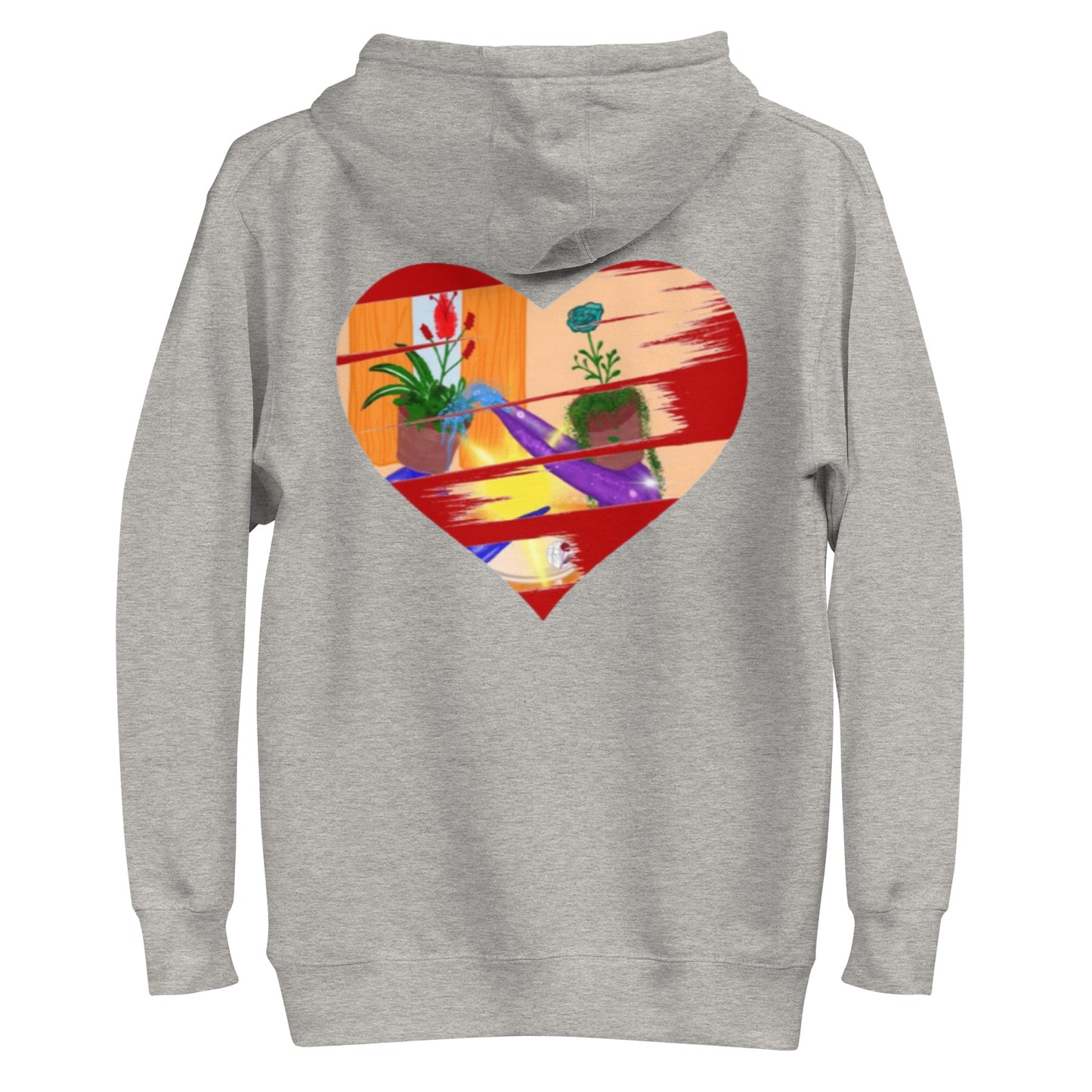 I'm a 10 and I'm Healing: Unisex Hoodie (Flower Font)