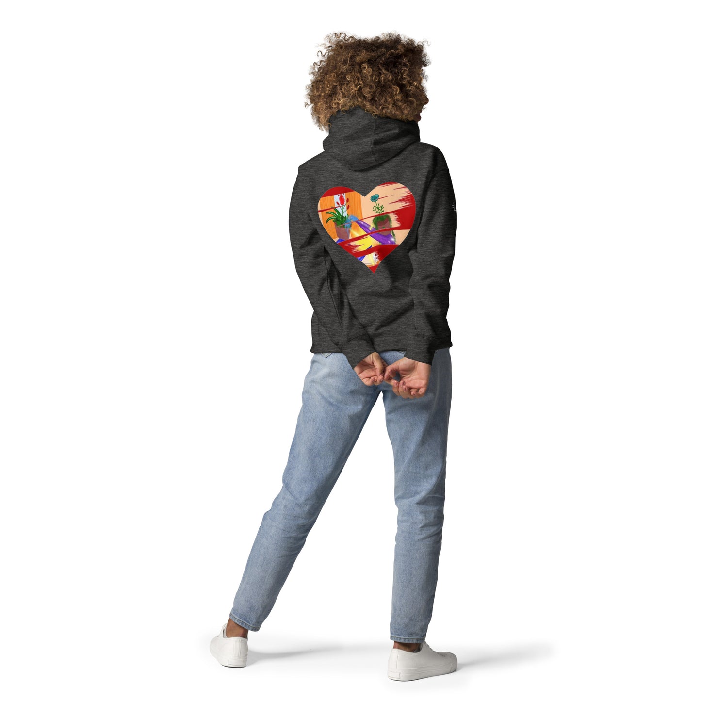 I'm a 10 and I'm Healing: Unisex Hoodie - Flower Font
