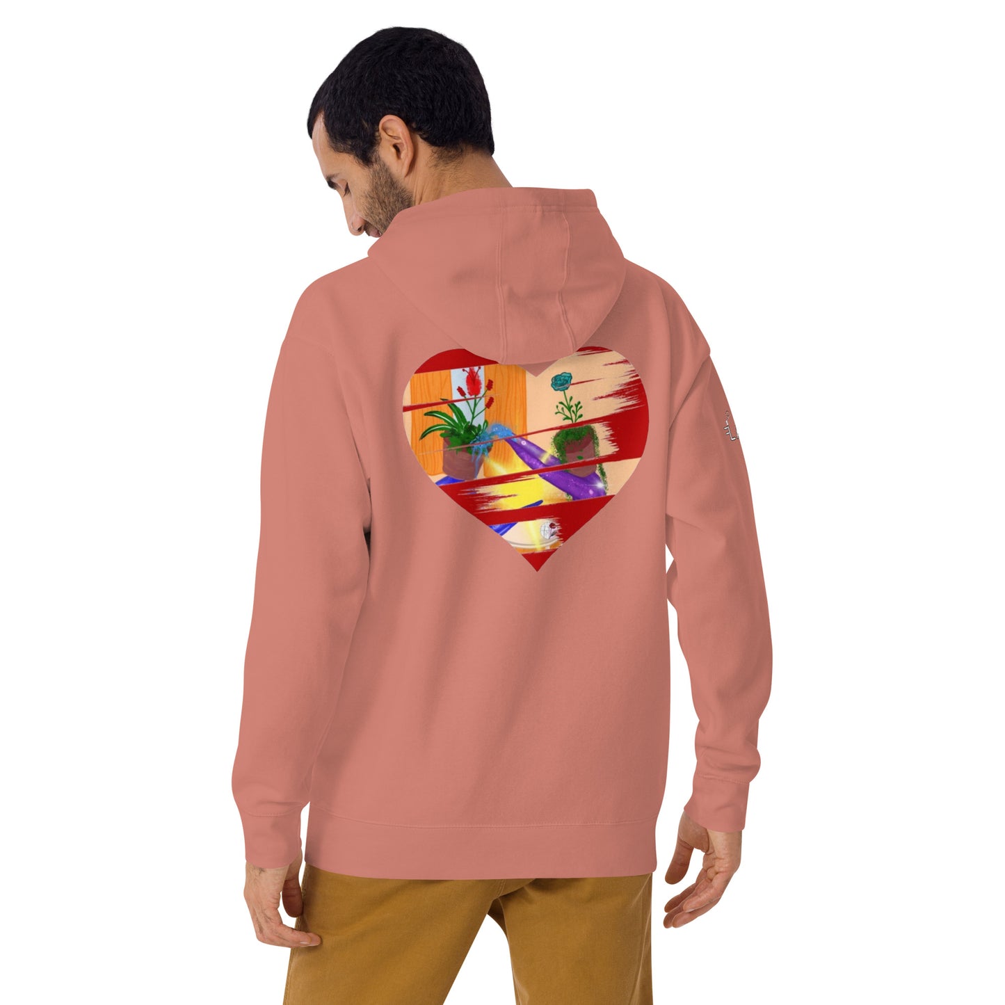 I'm a 10 and I'm Healing: Unisex Hoodie - Flower Font