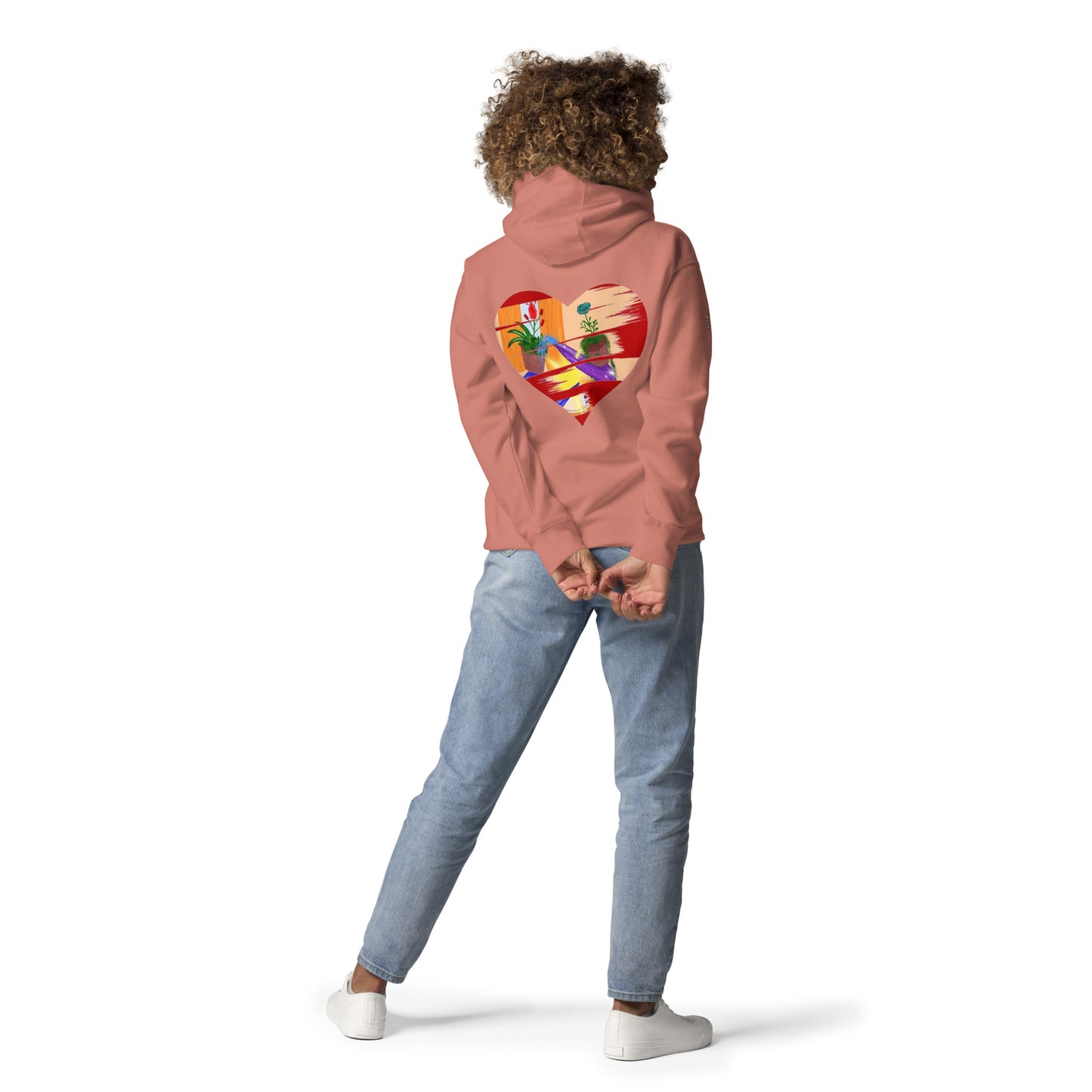 I'm a 10 and I'm Healing: Unisex Hoodie - Flower Font