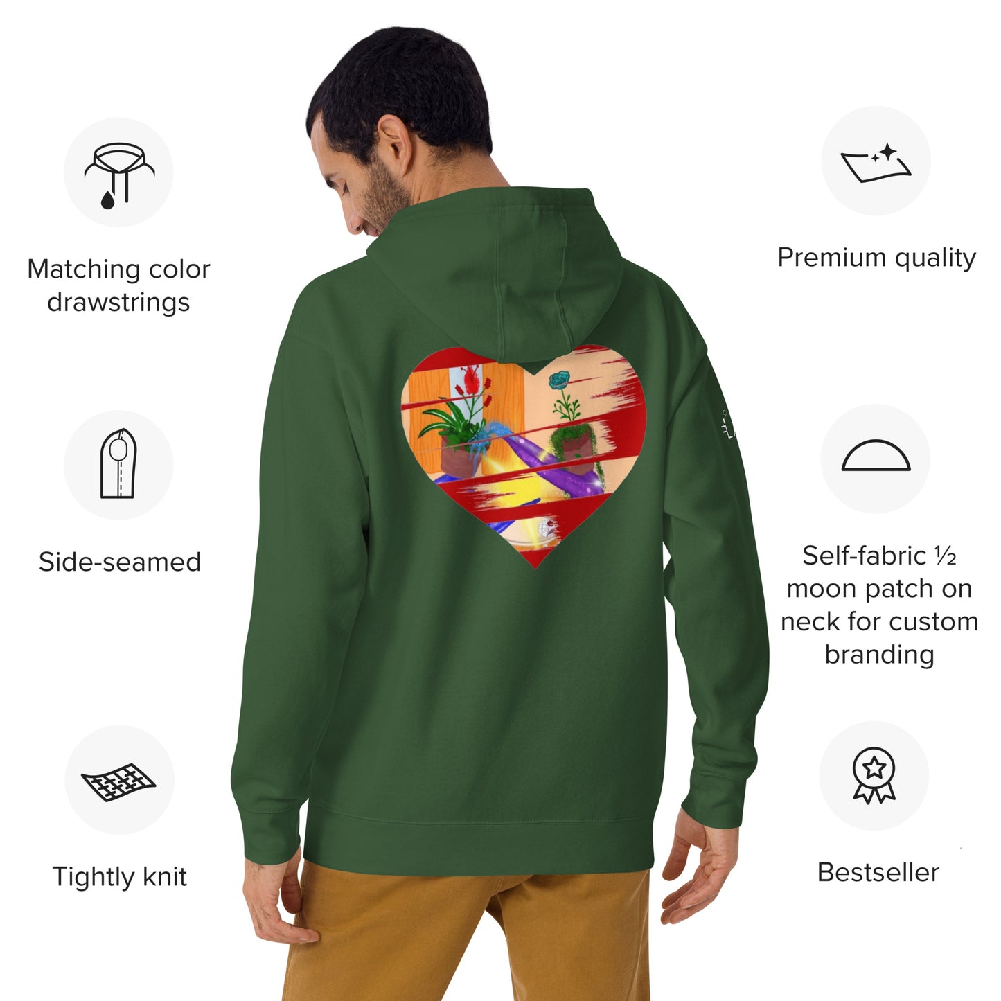 I'm a 10 and I'm Healing: Unisex Hoodie