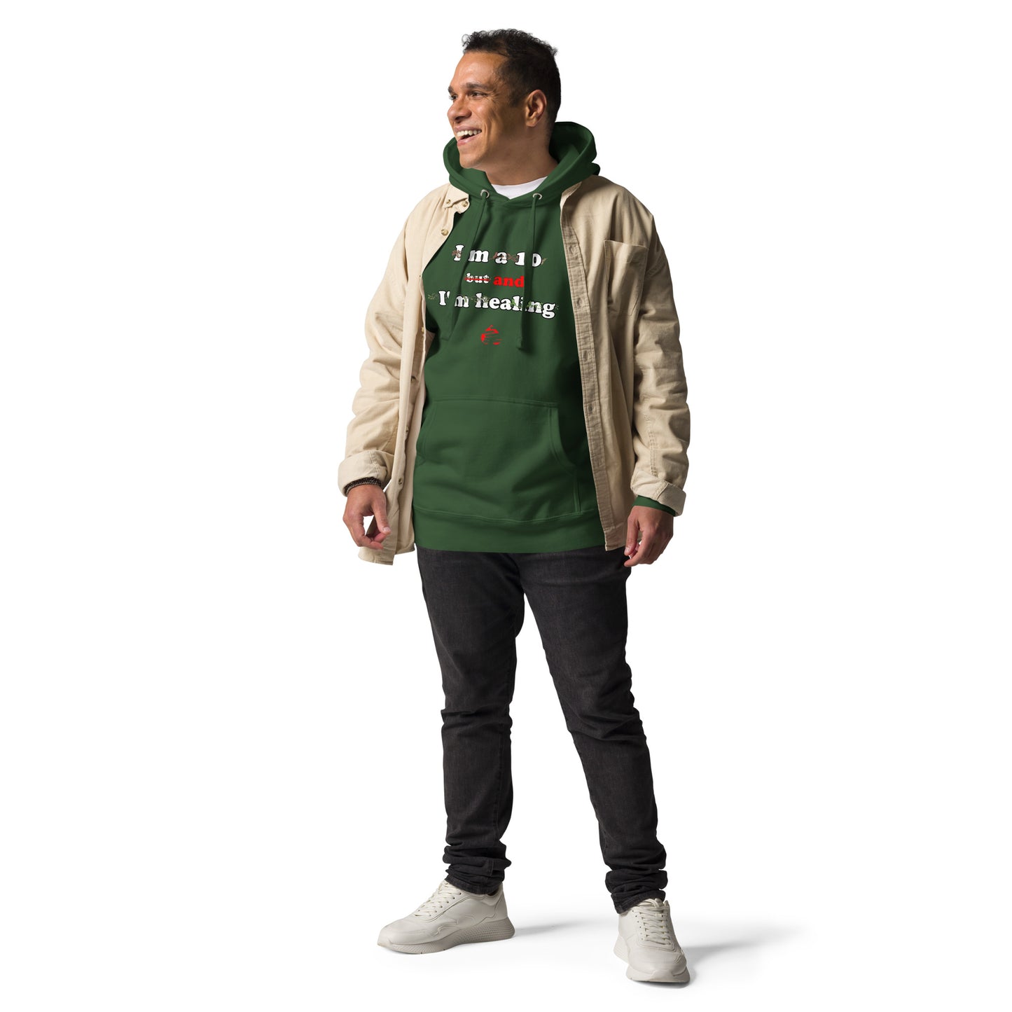I'm a 10 and I'm Healing: Unisex Hoodie