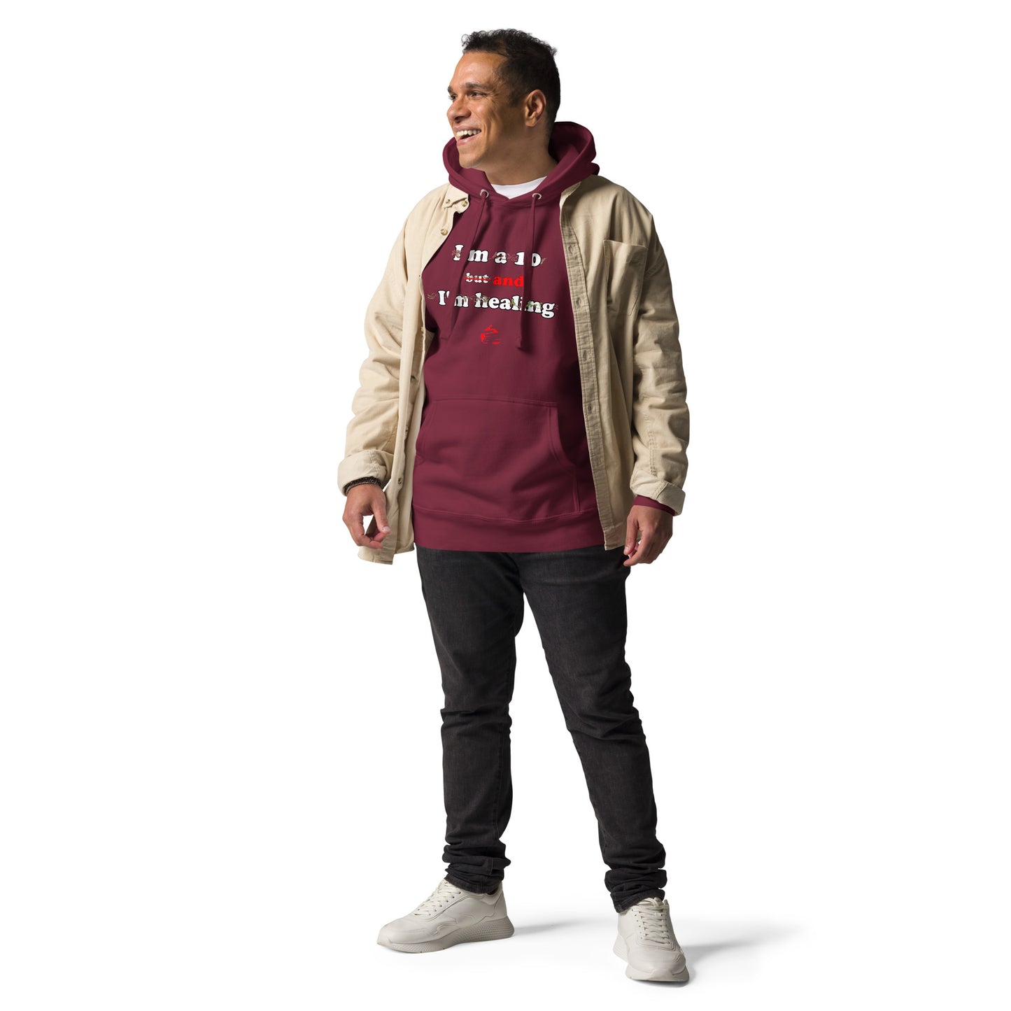 I'm a 10 and I'm Healing: Unisex Hoodie
