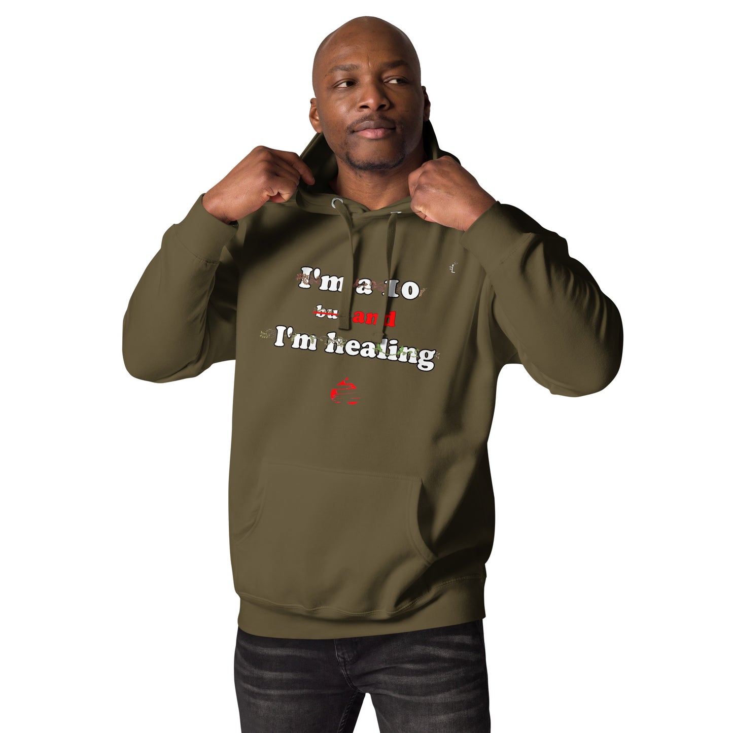 I'm a 10 and I'm Healing: Unisex Hoodie