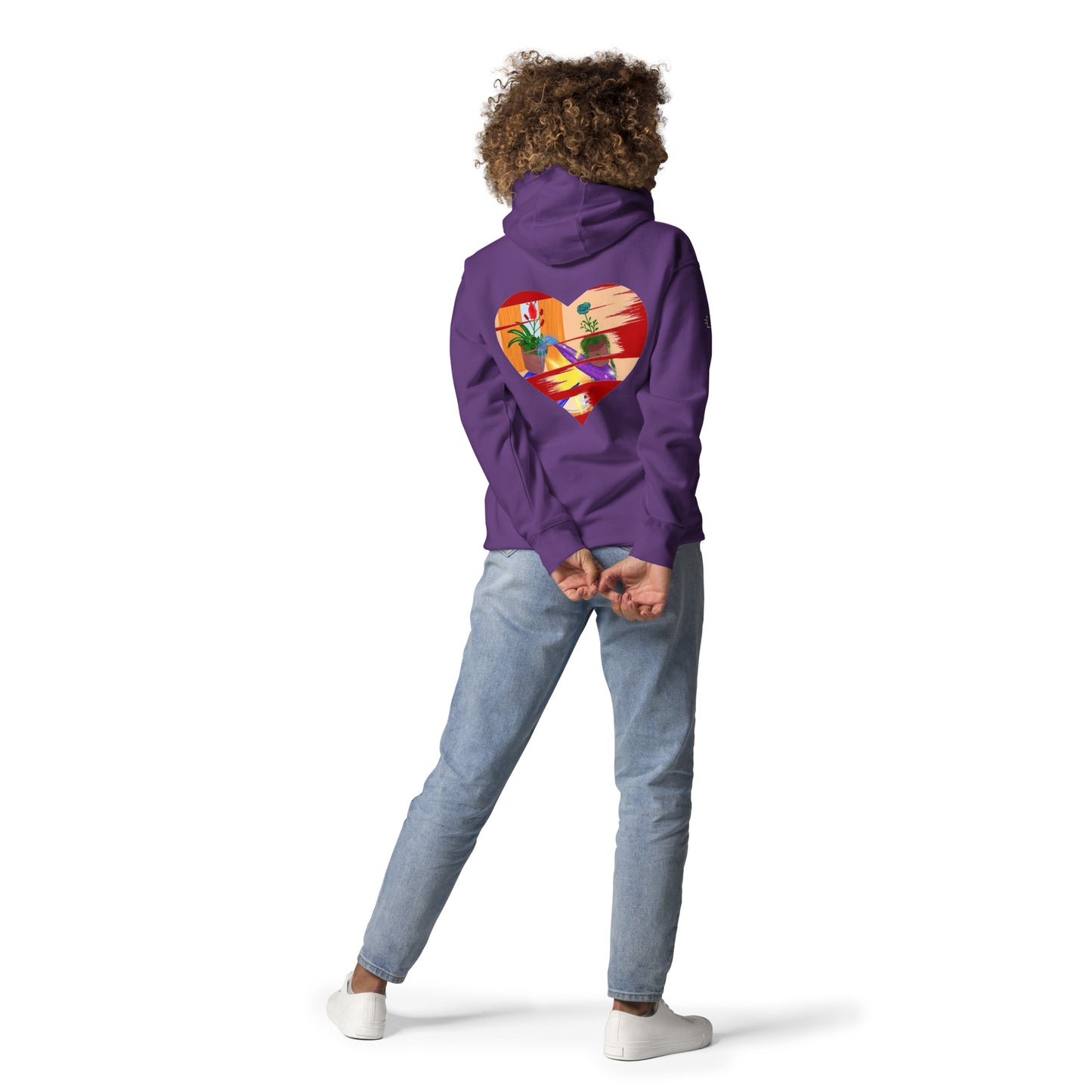 I'm a 10 and I'm Healing: Unisex Hoodie - Flower Font