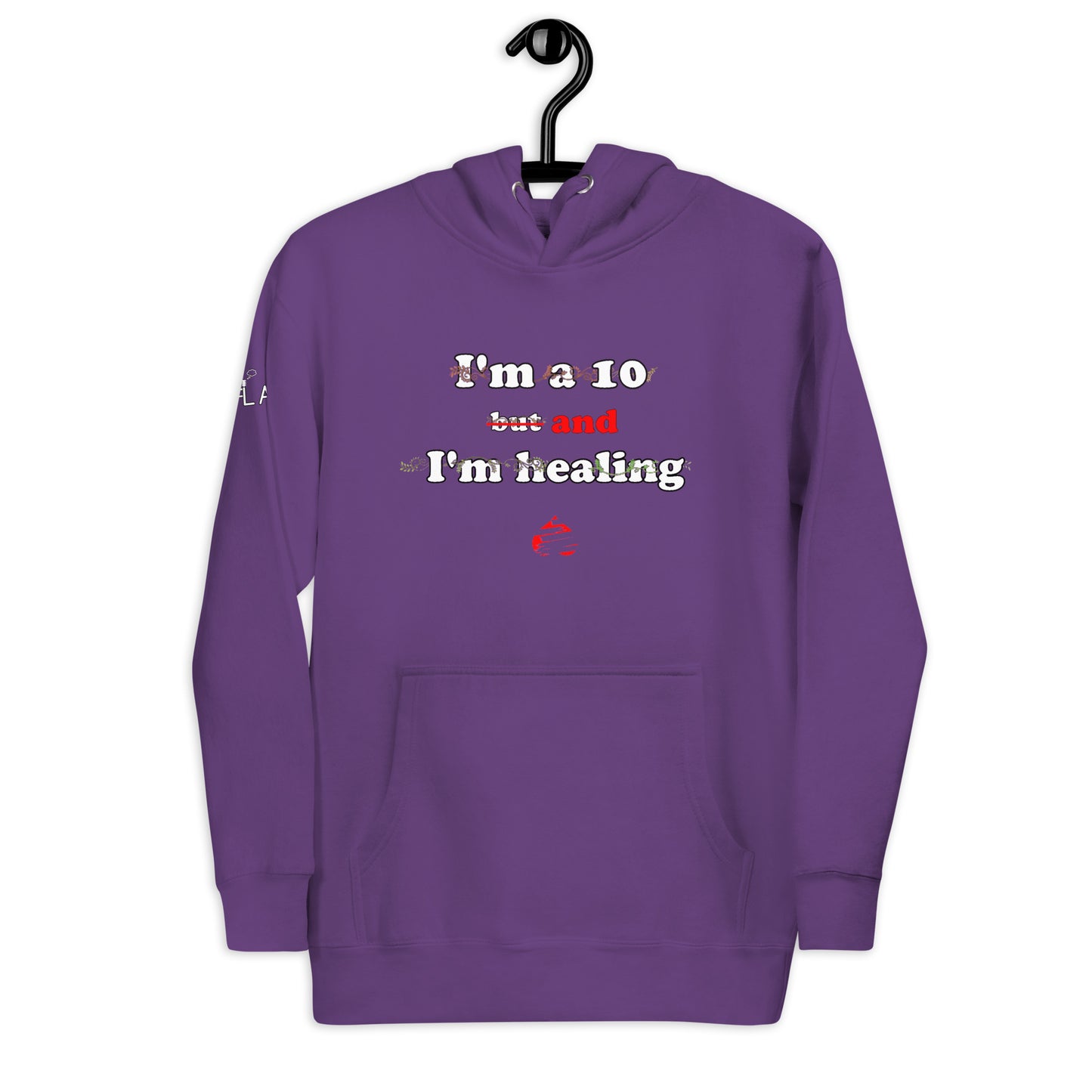 I'm a 10 and I'm Healing: Unisex Hoodie