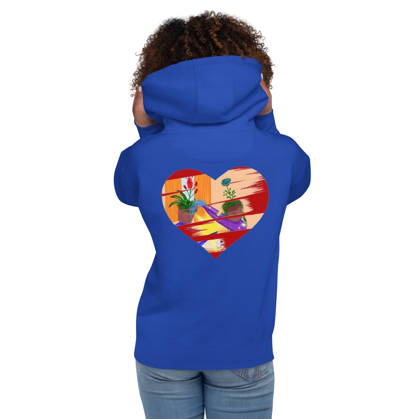 I'm a 10 and I'm Healing: Unisex Hoodie - Flower Font