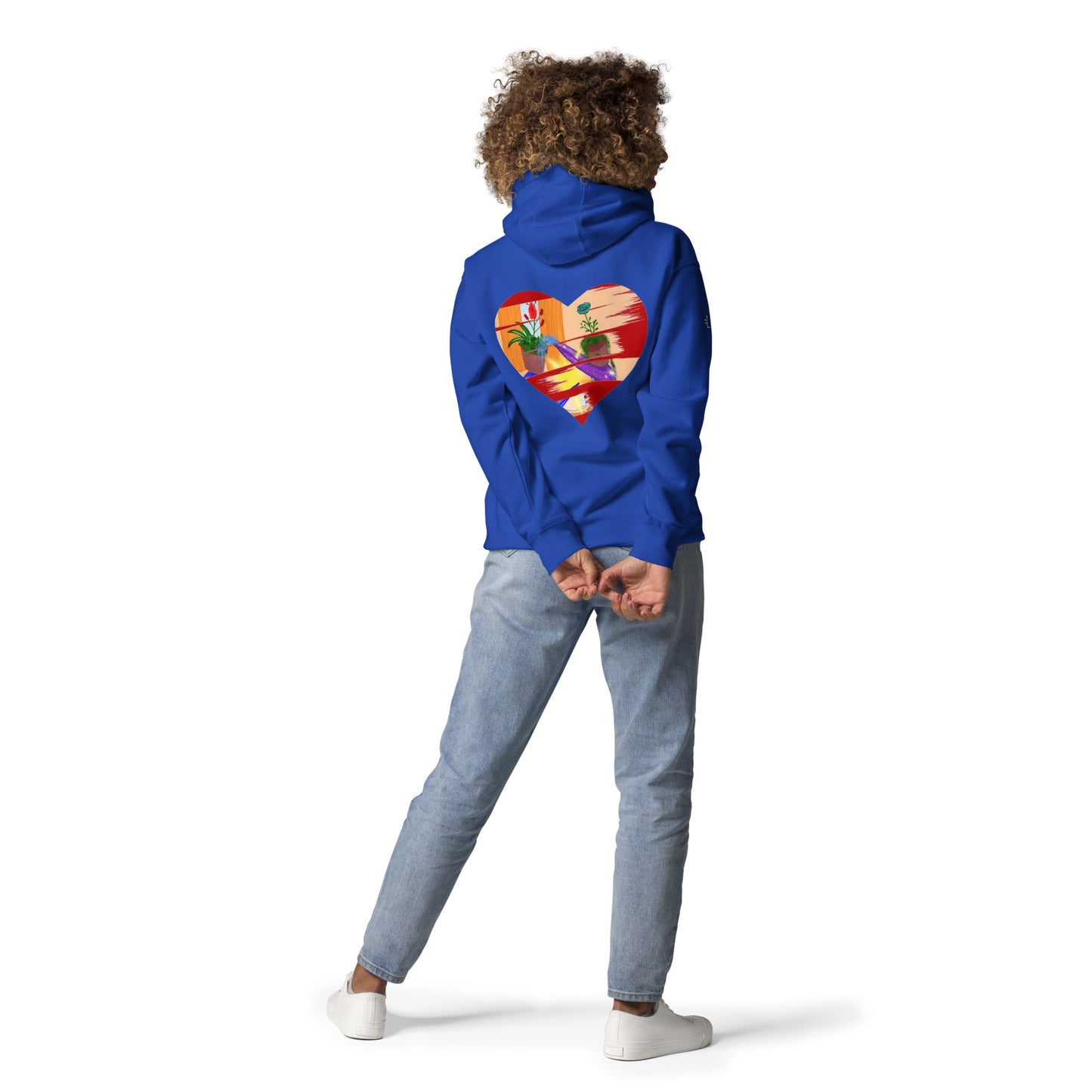 I'm a 10 and I'm Healing: Unisex Hoodie - Flower Font
