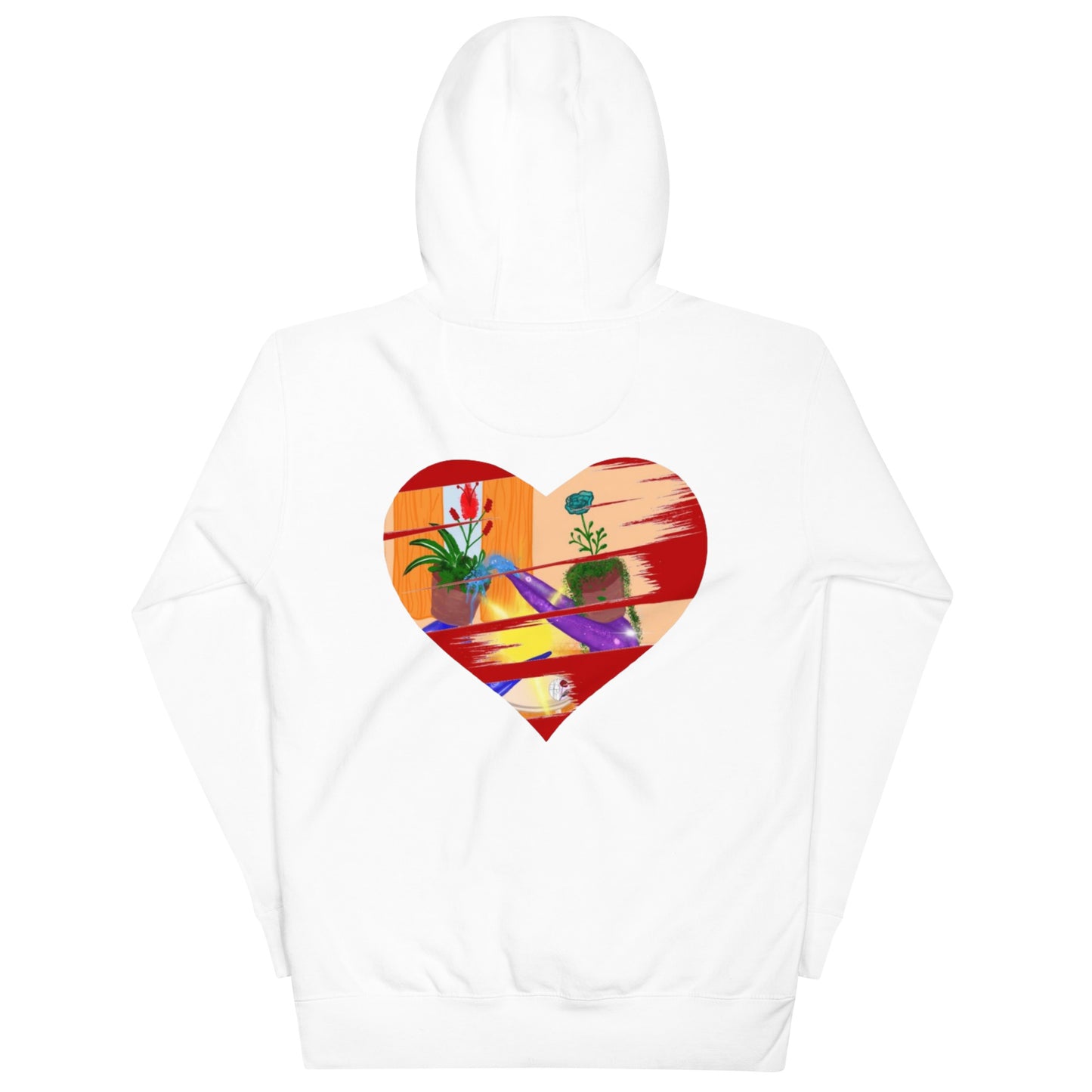 I'm a 10 and I'm Healing: Unisex Hoodie - Flower Font