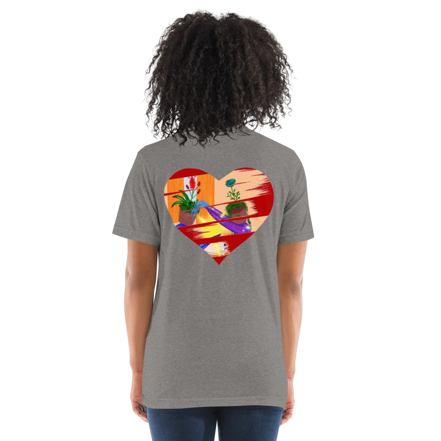 I'm a 10 and I'm Healing: Short sleeve Tri-blend t-shirt