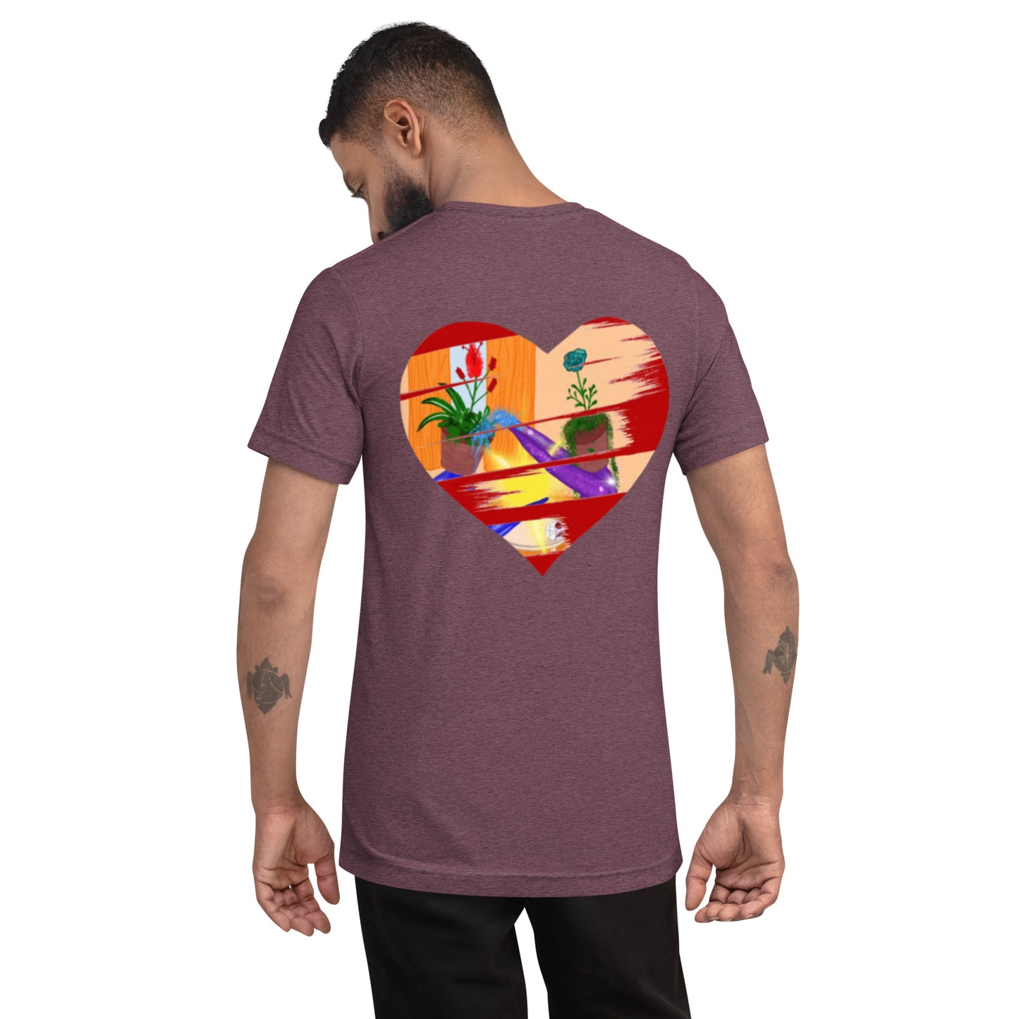 I'm a 10 and I'm Healing: Short sleeve Triblend t-shirt