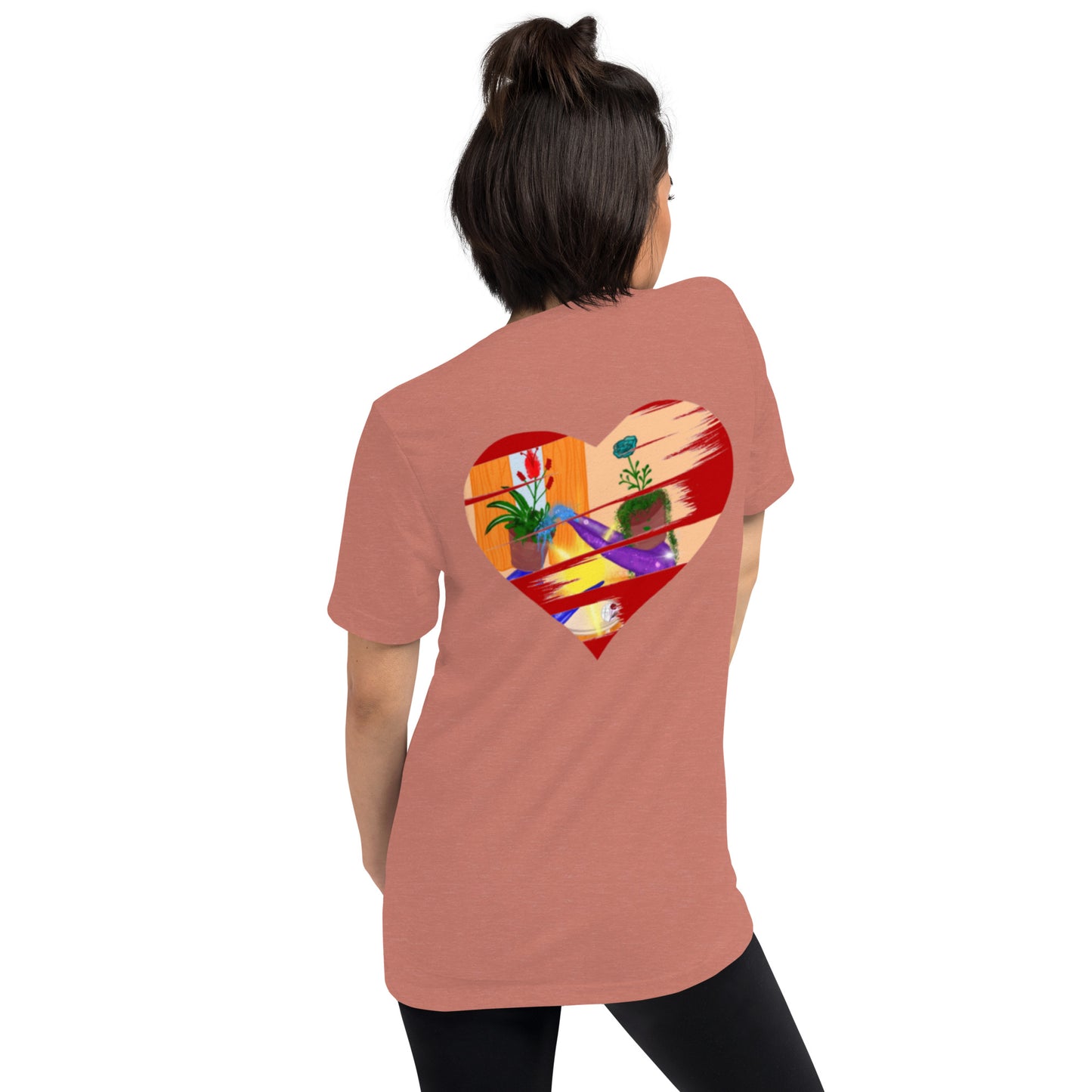 I'm a 10 and I'm Healing: Short sleeve Tri-blend t-shirt