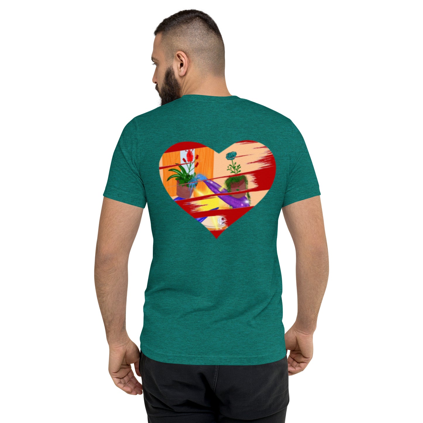 I'm a 10 and I'm Healing: Short sleeve Tri-blend t-shirt