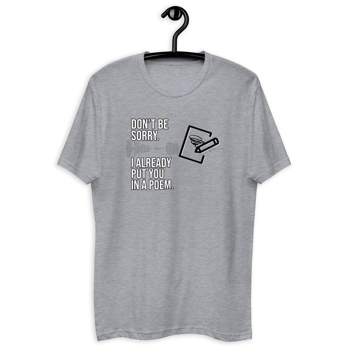 I Bet You Think This Poem Is About You - White font font Short Sleeve Shirt