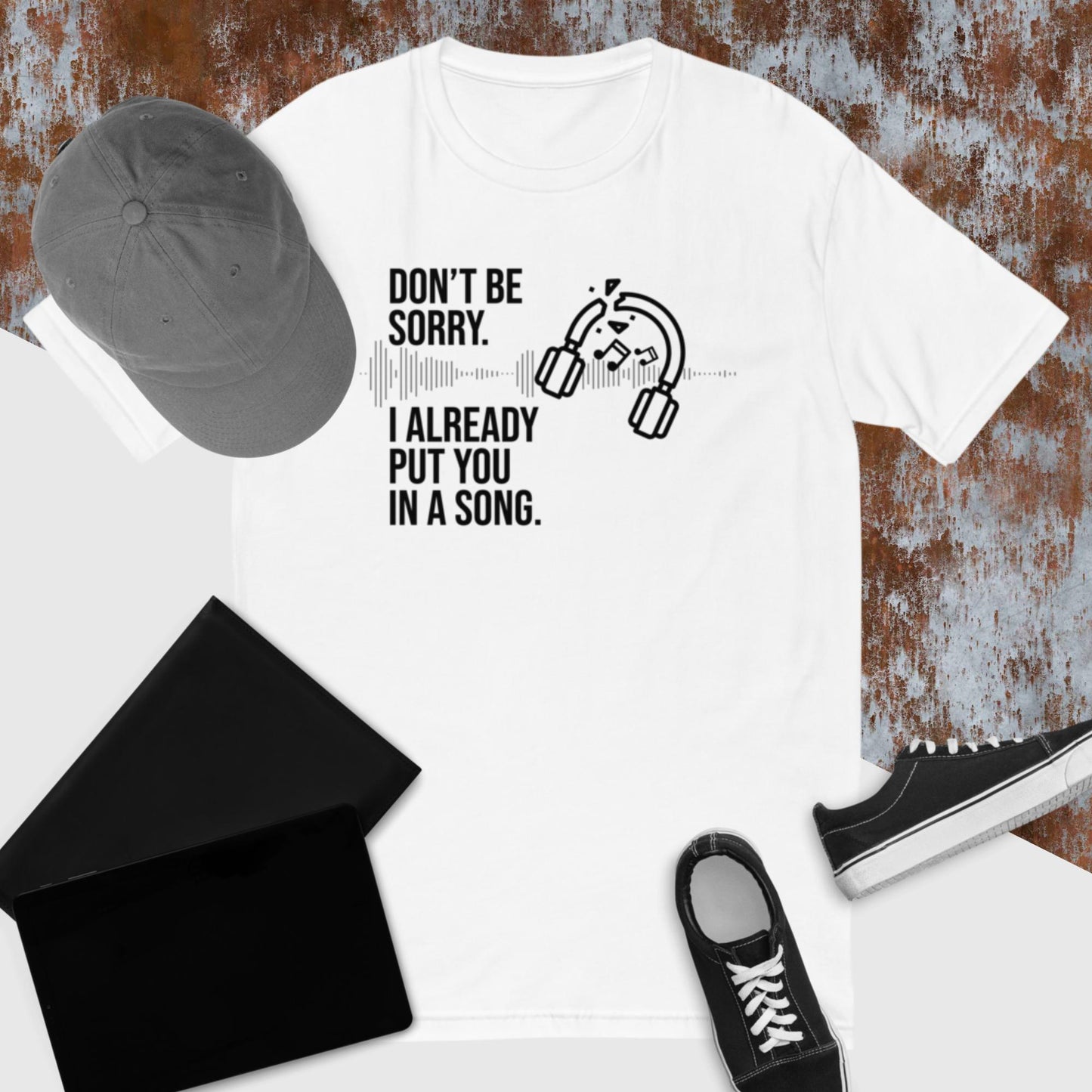 I Bet You Think This Song Is About You - Black Font Short Sleeve T-shirt