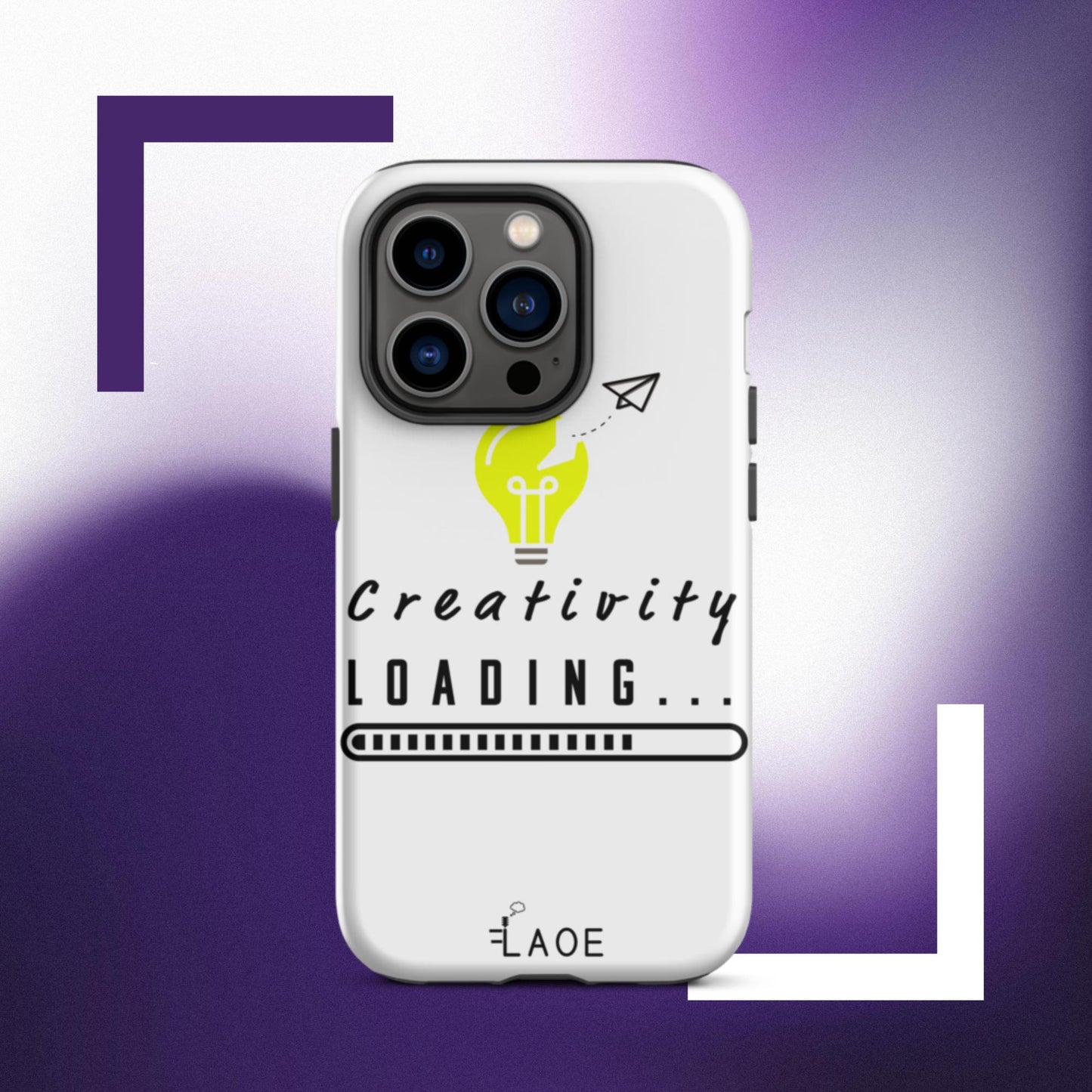 Creativity Loading...Tough iPhone case