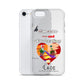 I'm a 10 and I'm Healing Clear Case for iPhone® - White font