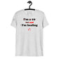 I'm a 10 and I'm Healing: Short sleeve Tri-blend t-shirt