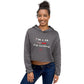 I'm a 10 and I'm Healing: Crop Hoodie