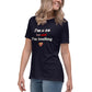 I'm a 10 and I'm Healing: Short sleeve Women's Relaxed Cotton T-Shirt