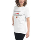 I'm a 10 and I'm Healing: Short sleeve Women's Relaxed Cotton T-Shirt