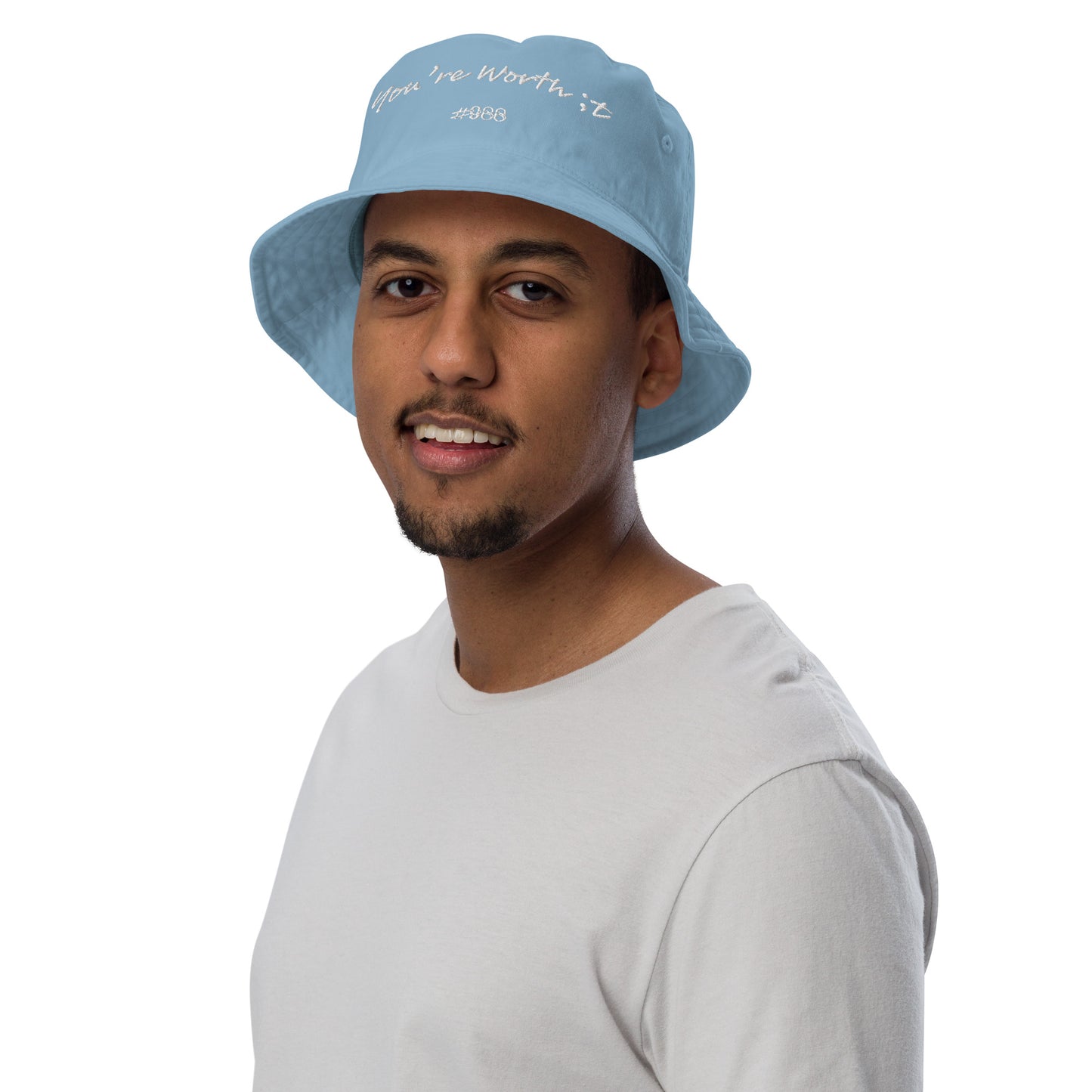 MHA: You're Worth It - Organic bucket hat