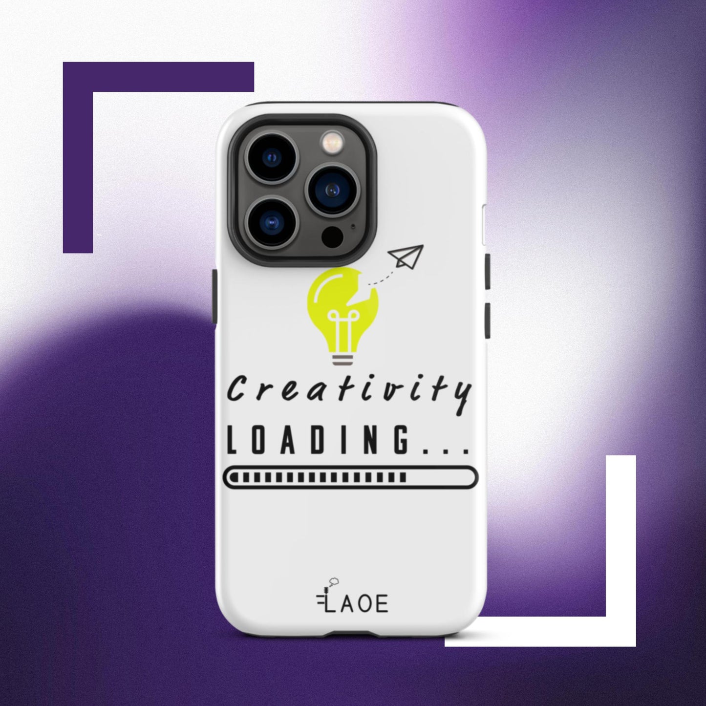 Creativity Loading...Tough iPhone case